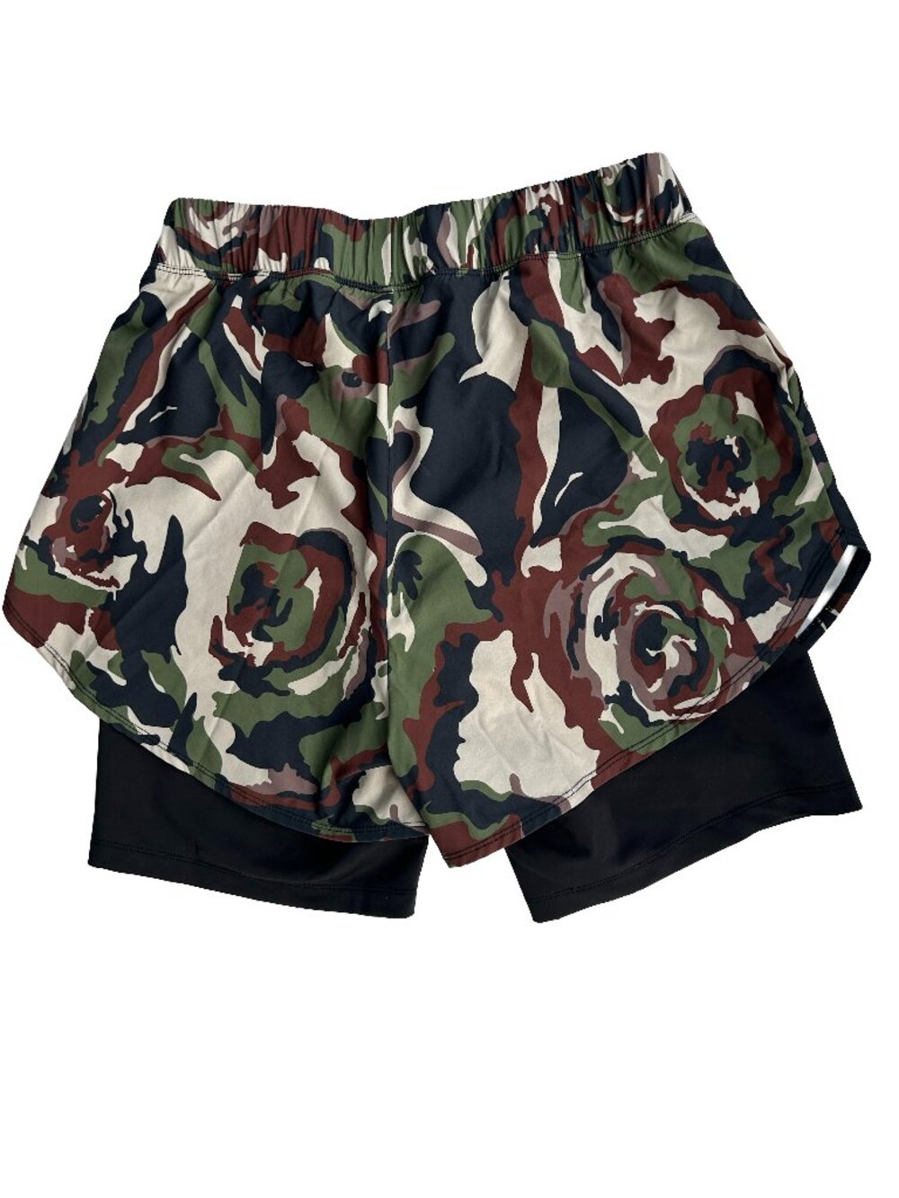 Year of Ours shorts featuring a camouflage print